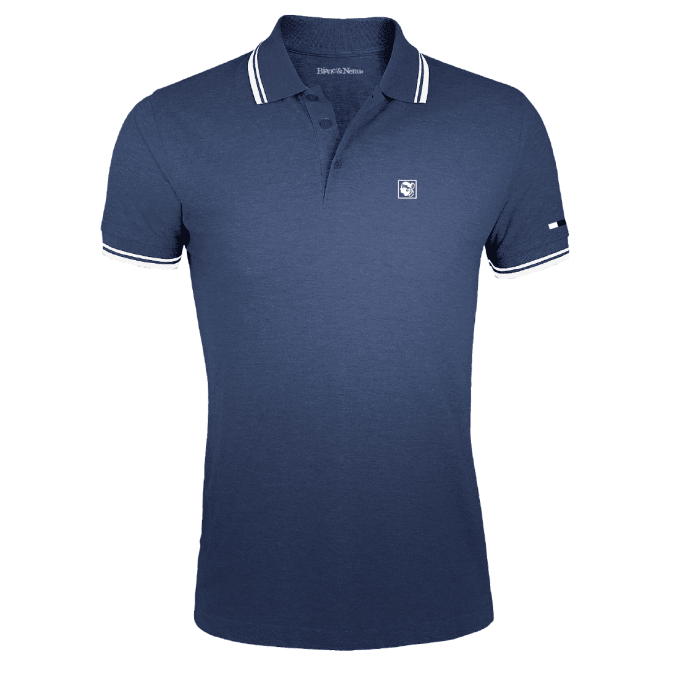 POLO PASQUALE - TESTA DUI - MARINE/BLANC