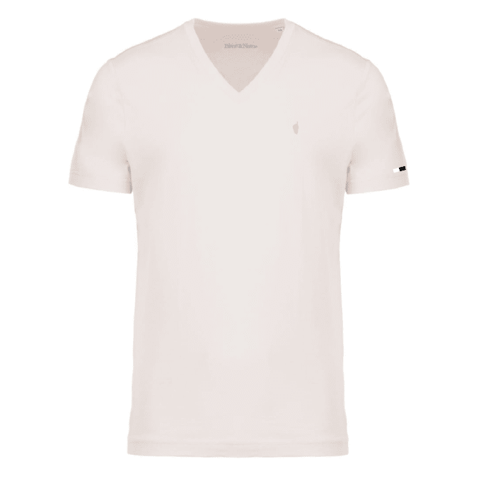 Tee-shirt CORSICA PICCULA col V - cream