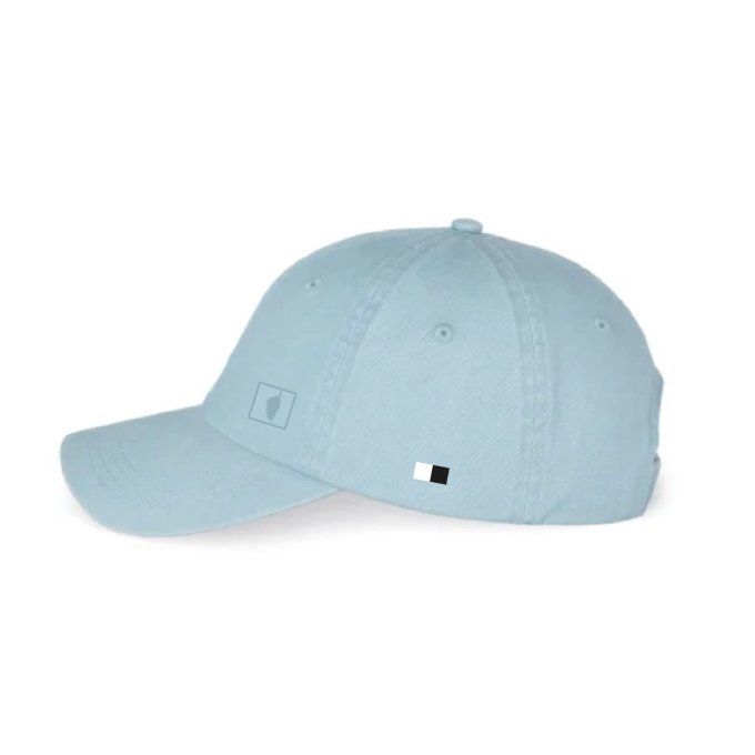 CASQUETTE BIO FELICE - ISULA DUI - washed acquamarine