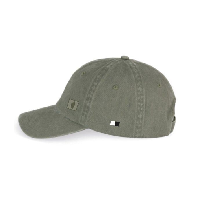 CASQUETTE BIO FELICE - ISULA DUI - washed kaky