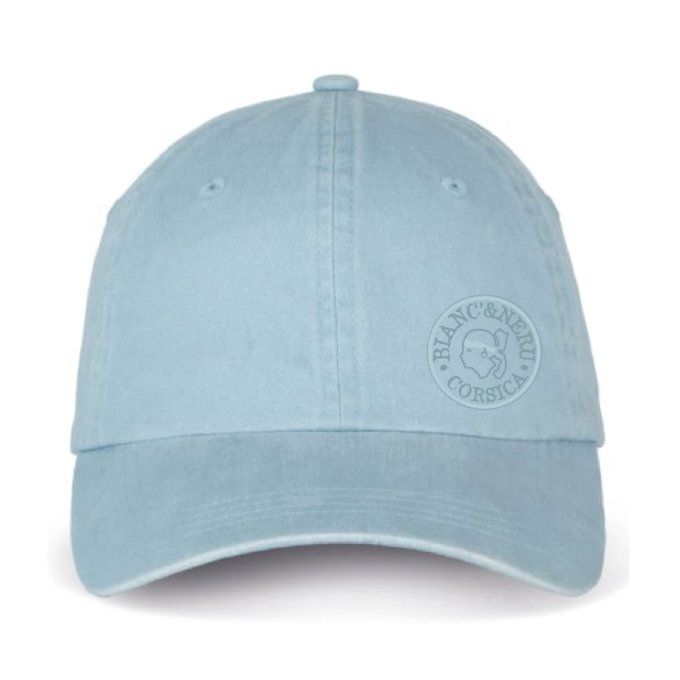 CASQUETTE BIO FELICE - STAMPA NOSTRA PICCULA - washed acquamarine