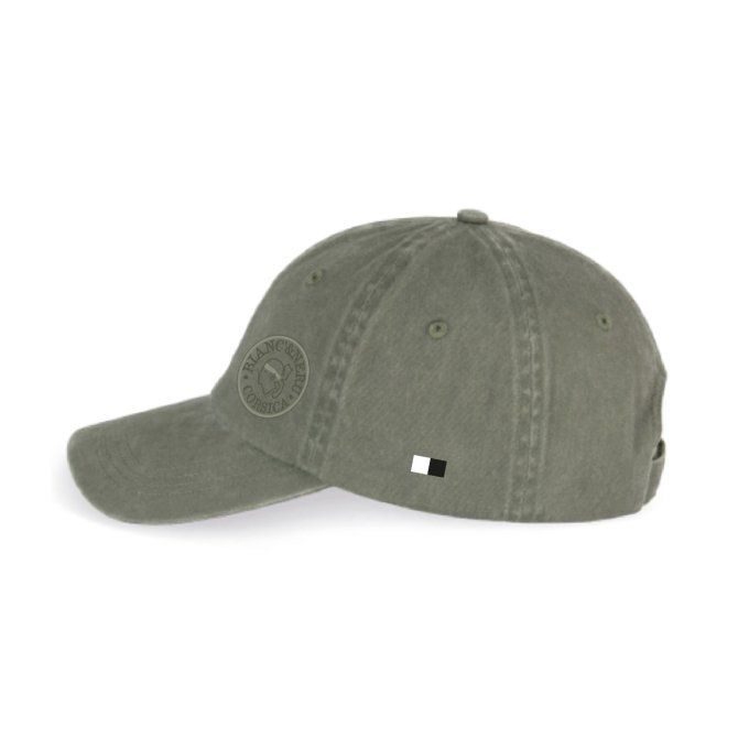 CASQUETTE BIO FELICE - STAMPA NOSTRA PICCULA - washed kaky
