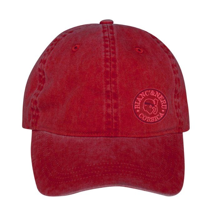 CASQUETTE BIO NATALE - STAMPA NOSTRA PICCULA - washed paprika