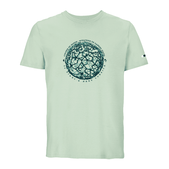 TEE-SHIRT MAIO MIXTE BIO - "Citoyen du monde"
