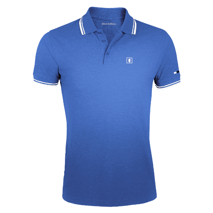 POLO PASQUALE - ISULA DUI - ROYAL/BLANC