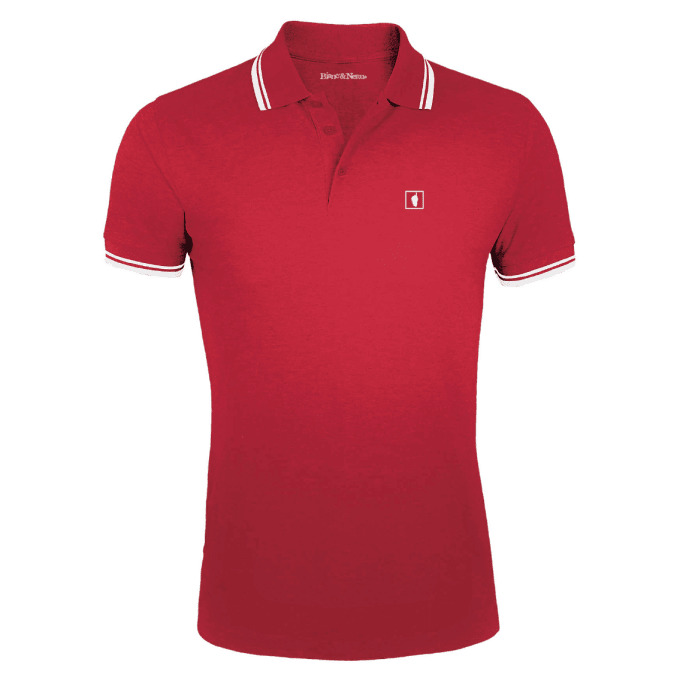 POLO PASQUALE - ISULA DUI - ROUGE/BLANC