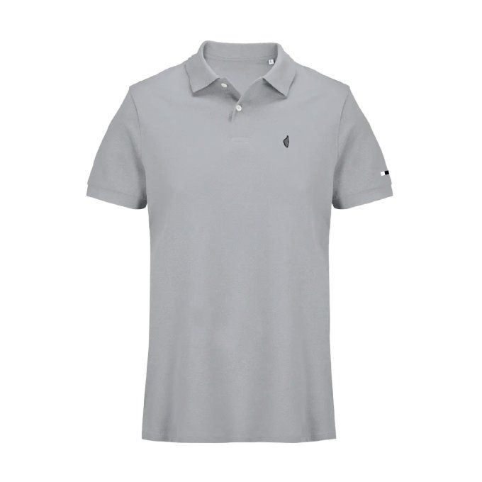 POLO LUCIANU BIO - ISULELLA PICCULA - GRIS ARDOISE