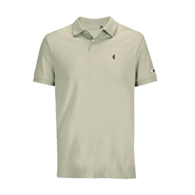 POLO LUCIANU BIO - ISULELLA PICCULA - couleur LIN 