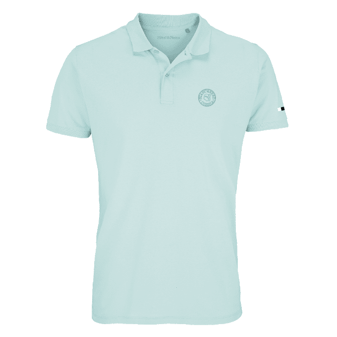 POLO VITTORIU BIO - STAMPA NOSTRA PICCULA - ARTIC BLUE