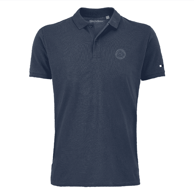 POLO VITTORIU BIO - STAMPA NOSTRA PICCULA - BLEU MARINE