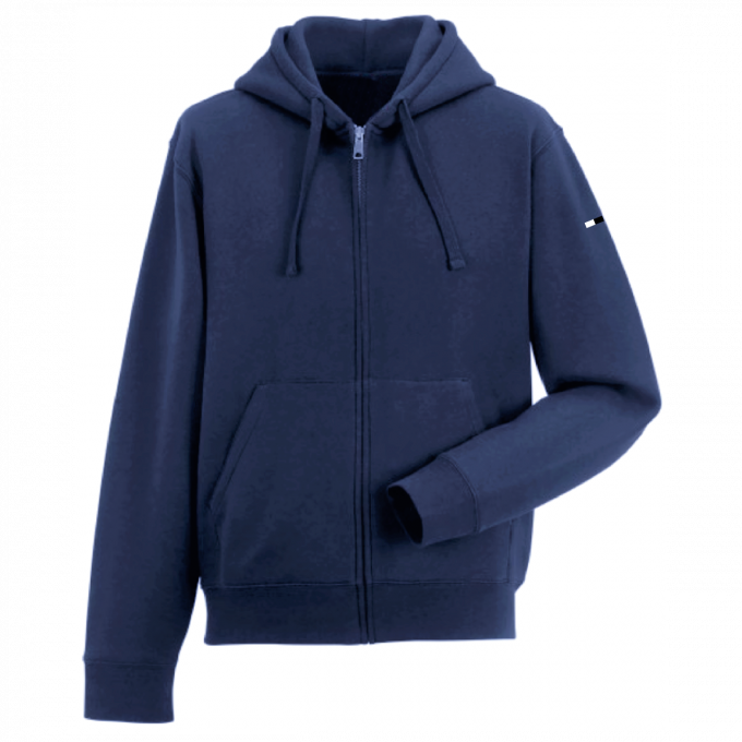 Sweat zippé MONTE CINTU - STAMPA NOSTRA - bleu marine