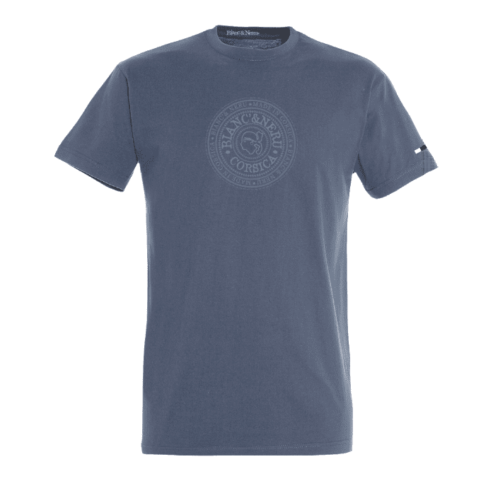 Tee-shirt STAMPA NOSTRA - denim