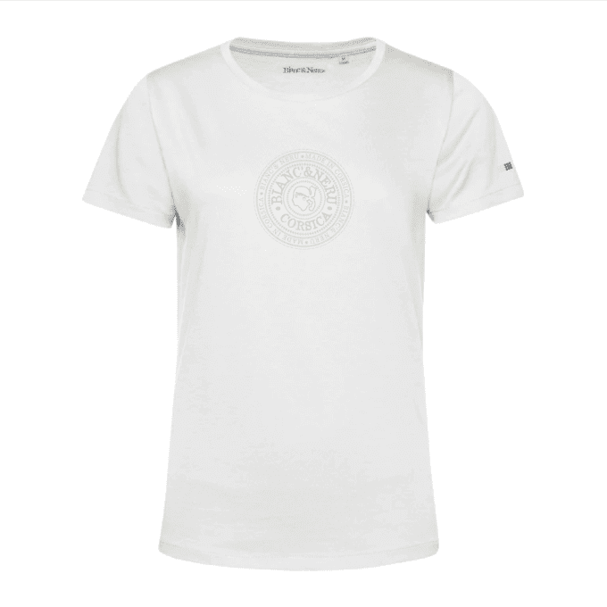 TEE-SHIRT BIO GINA - STAMPA NOSTRA - blanc