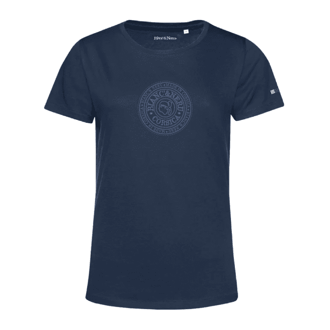 TEE-SHIRT BIO GINA - STAMPA NOSTRA - marine