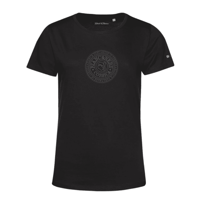 TEE-SHIRT BIO GINA - STAMPA NOSTRA - noir