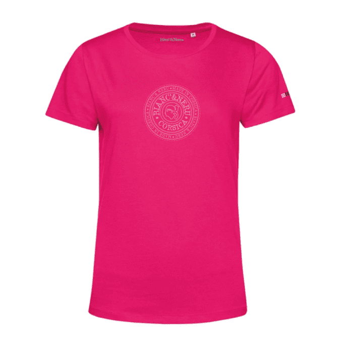 TEE-SHIRT BIO GINA - STAMPA NOSTRA - magenta pink