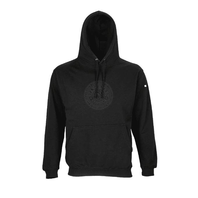Sweat capuche mixte MONTE RENOSU noir - STAMPA NOSTRA -