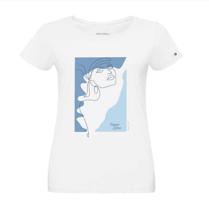 TEE-SHIRT BIO CHJARA - DONNA LIBERA