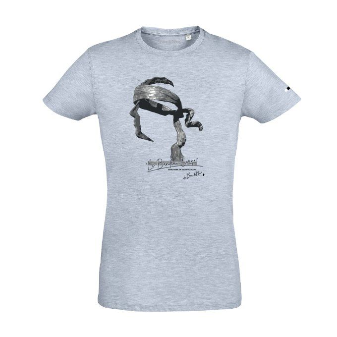 TEE-SHIRT  BIO - "Bandeau Corse" -  Coupe classique
