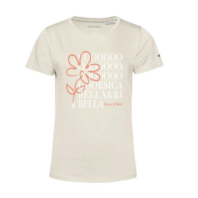 TEE-SHIRT BIO GINA - CORSICA RIBELLA -