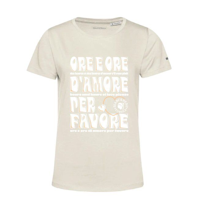 TEE-SHIRT BIO GINA - ORE E ORE D'AMORE -