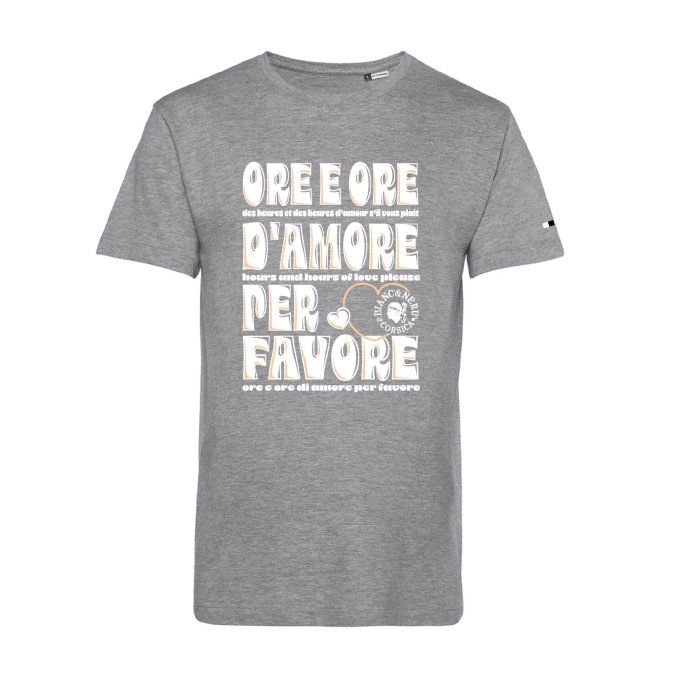 TEE-SHIRT BIO - ORE E ORE D'AMORE -