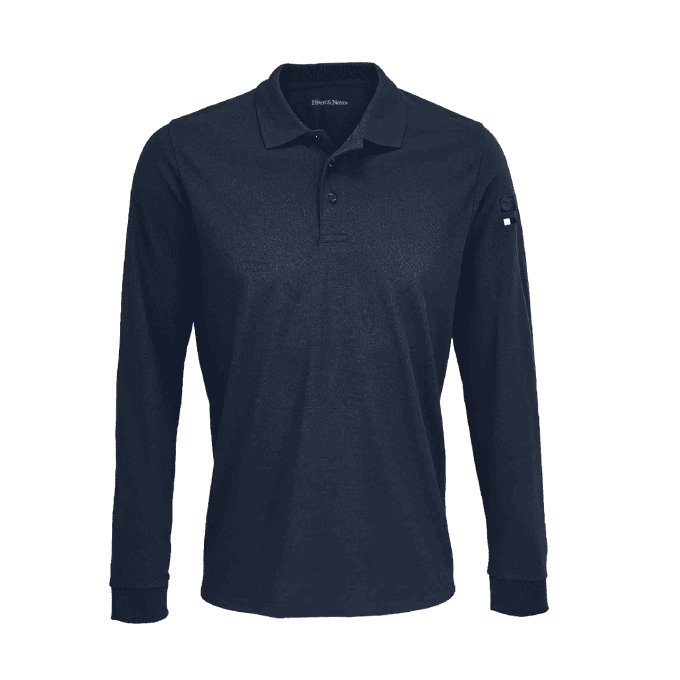 POLO ML ANTO bleu marine - TESTA DUI