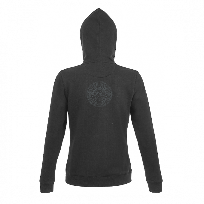SWEAT ZIPPÉ REGINA NOIR - STAMPA NOSTRA